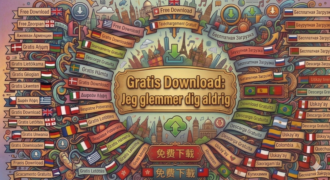 🎁Gratis Download: Jeg glemmer dig aldrig🎁🇩🇰